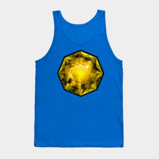 Octacore Yellow Gemstone Tank Top